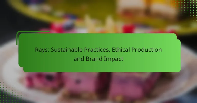 Rays: Sustainable Practices, Ethical Production and Brand Impact