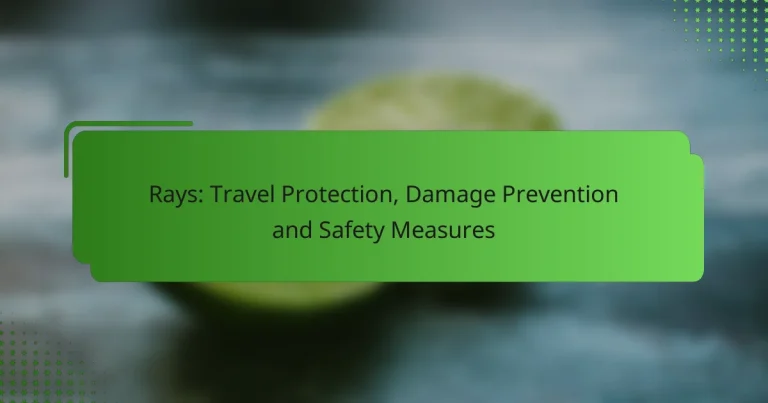 Rays: Travel Protection, Damage Prevention and Safety Measures